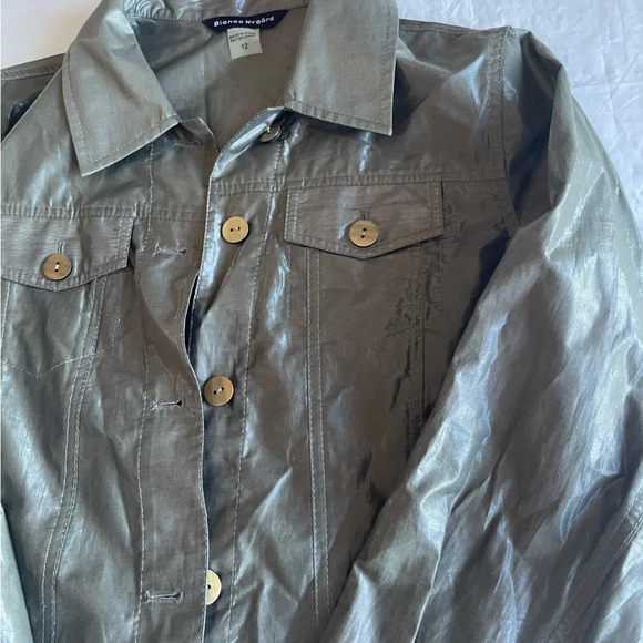 ✨90s  Style Bianca Nygard Women’s Dress Shirt, Size 12 ✨ - Picture 8 of 12